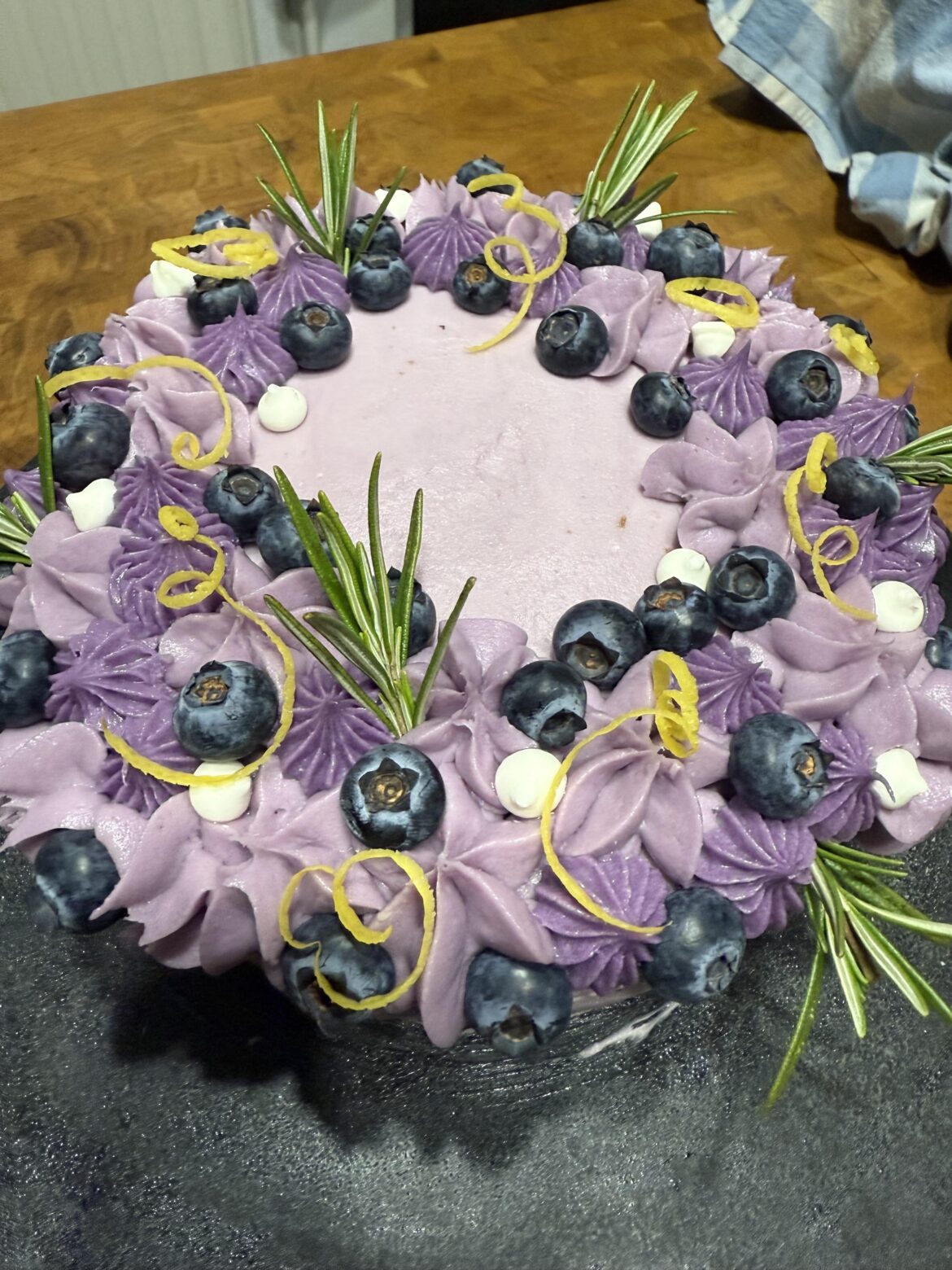 Lemon blueberry for my friends 31st!