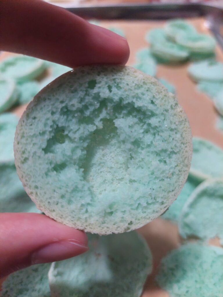 Macaron bottoms keep sticking