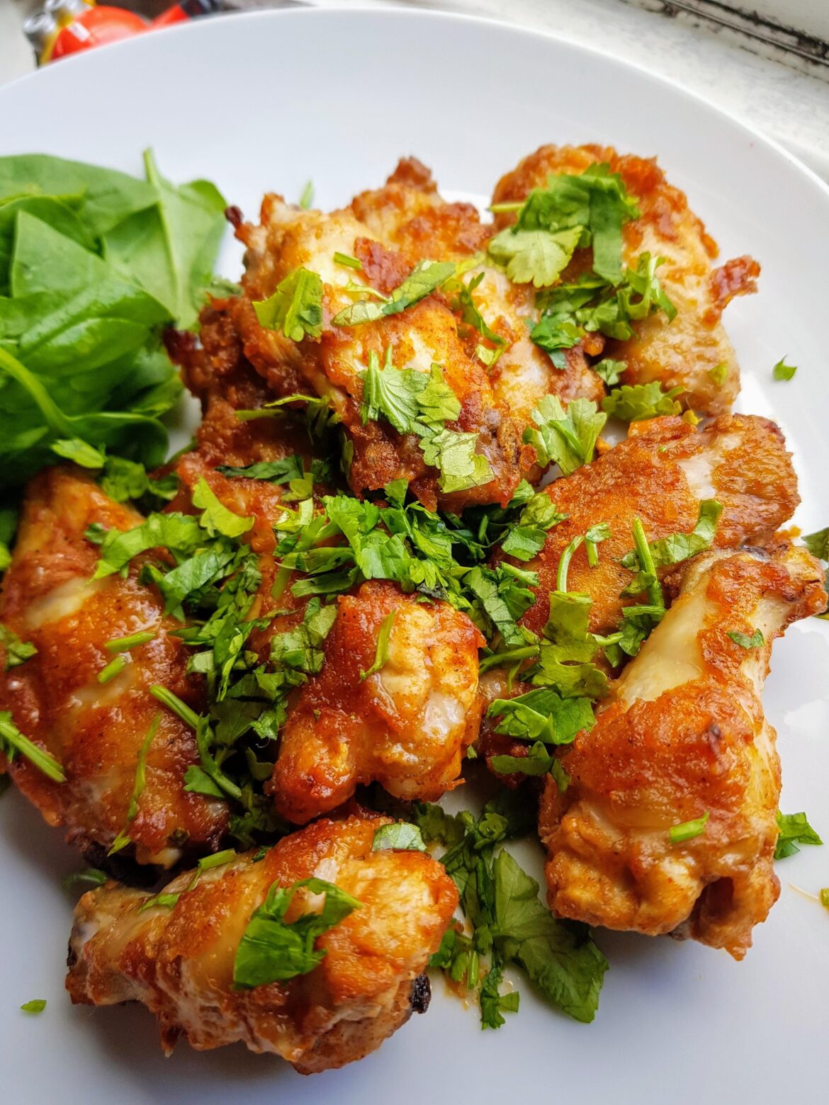 Oven baked cheeky wings