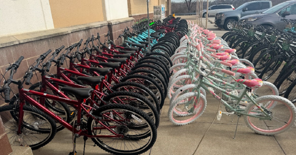 Christmas gift extravaganza provides toys, food, and bikes for Louisville families | Local News