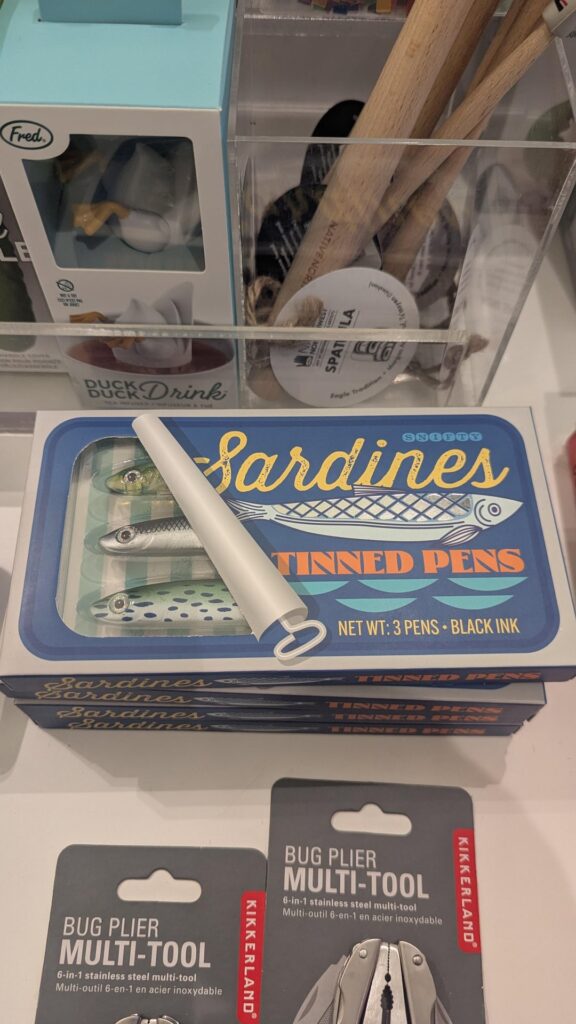 Sardine-esqus product almost fooled me