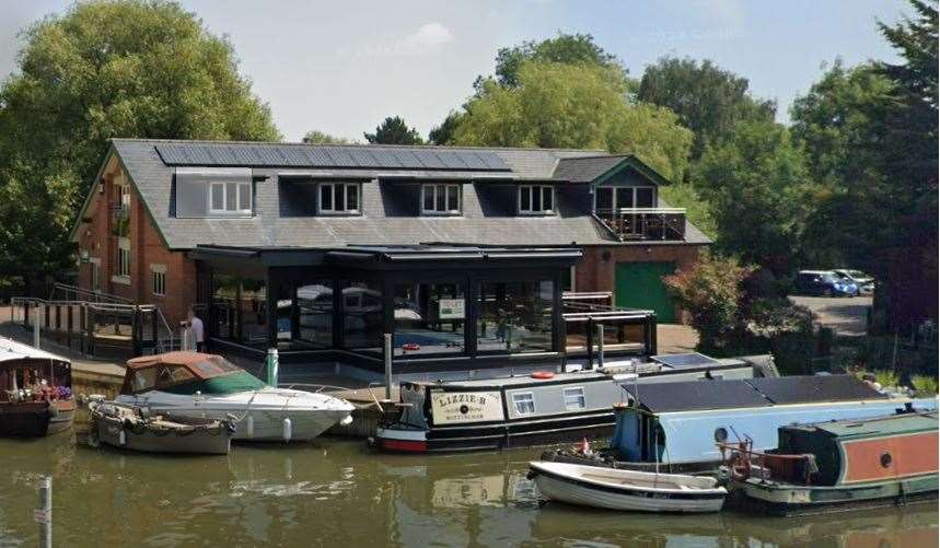 Stratford Marina could soon have a new restaurant. Image: Google