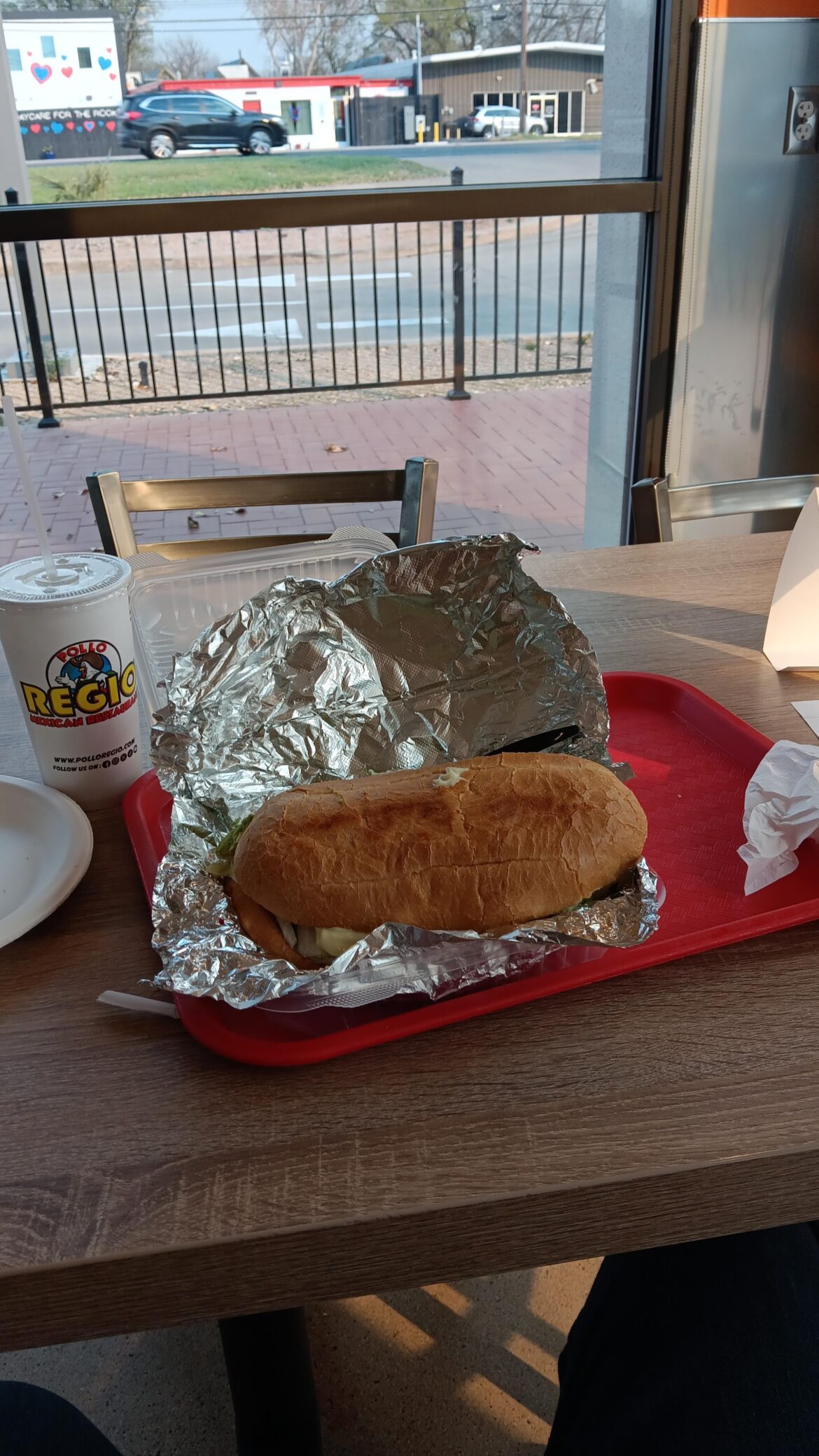 Big ol' torta @ Pollo Regio on Burnet!