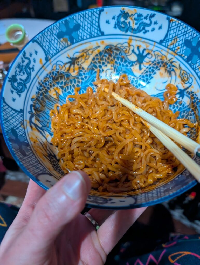 Buldak 2x with a little extra kick Buldak 2x with a little extra kick