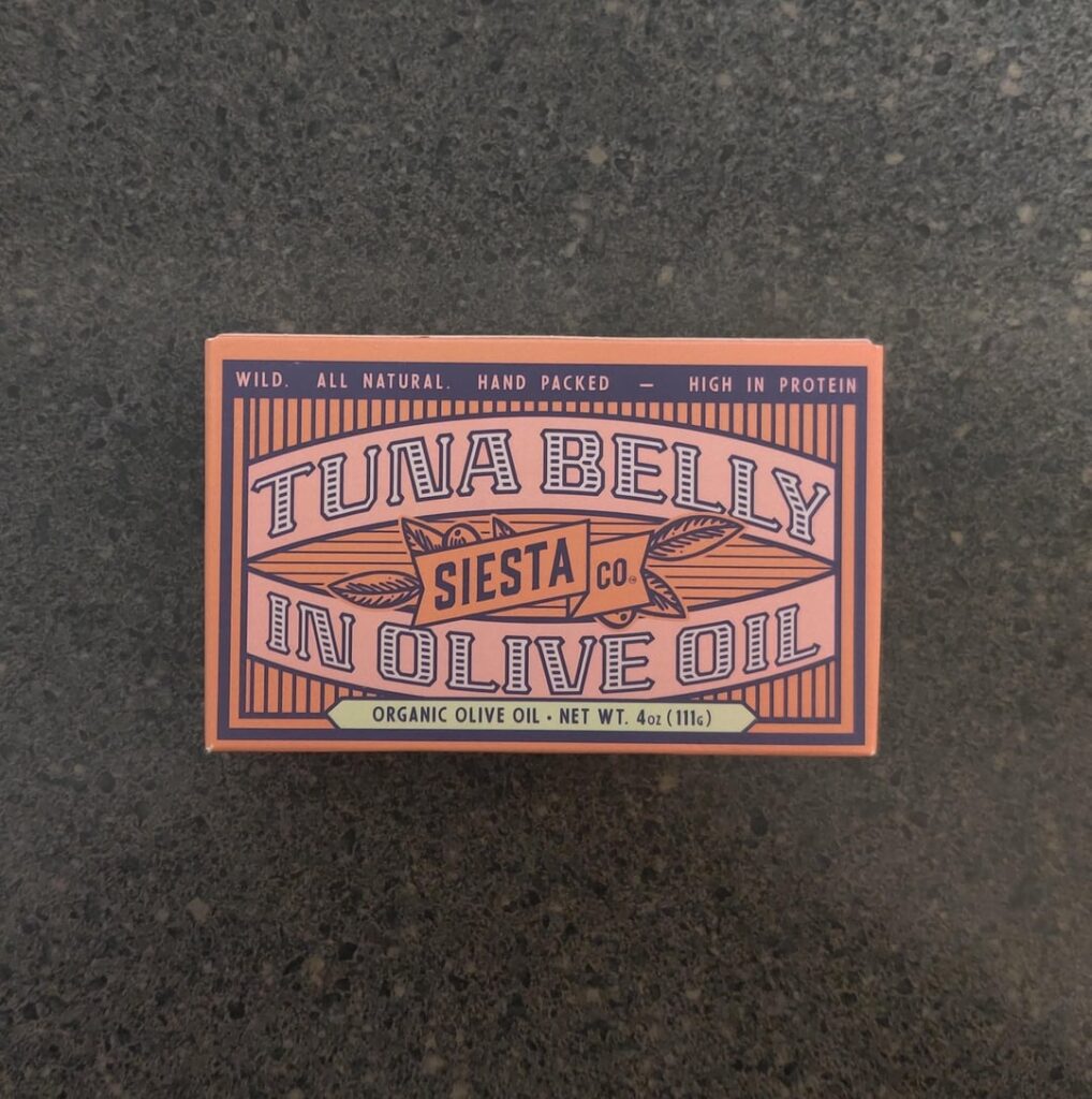 Siesta Co. Tuna Belly in Organic Extra Virgin Olive Oil