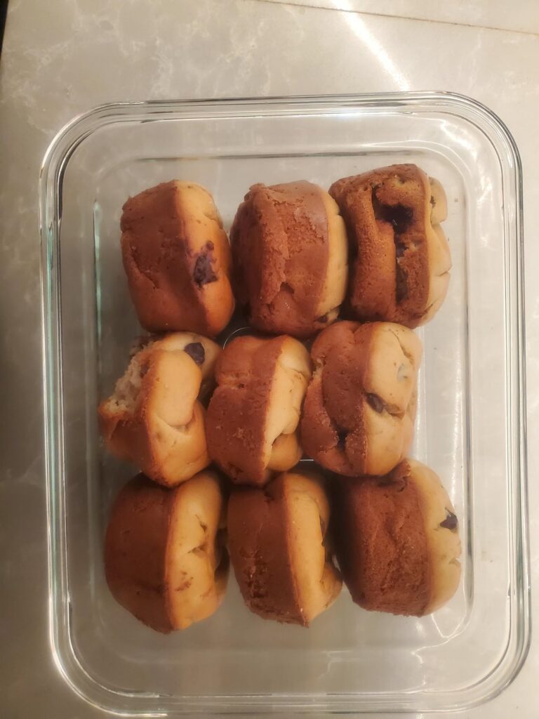 Protein muffins, under 100 calories each