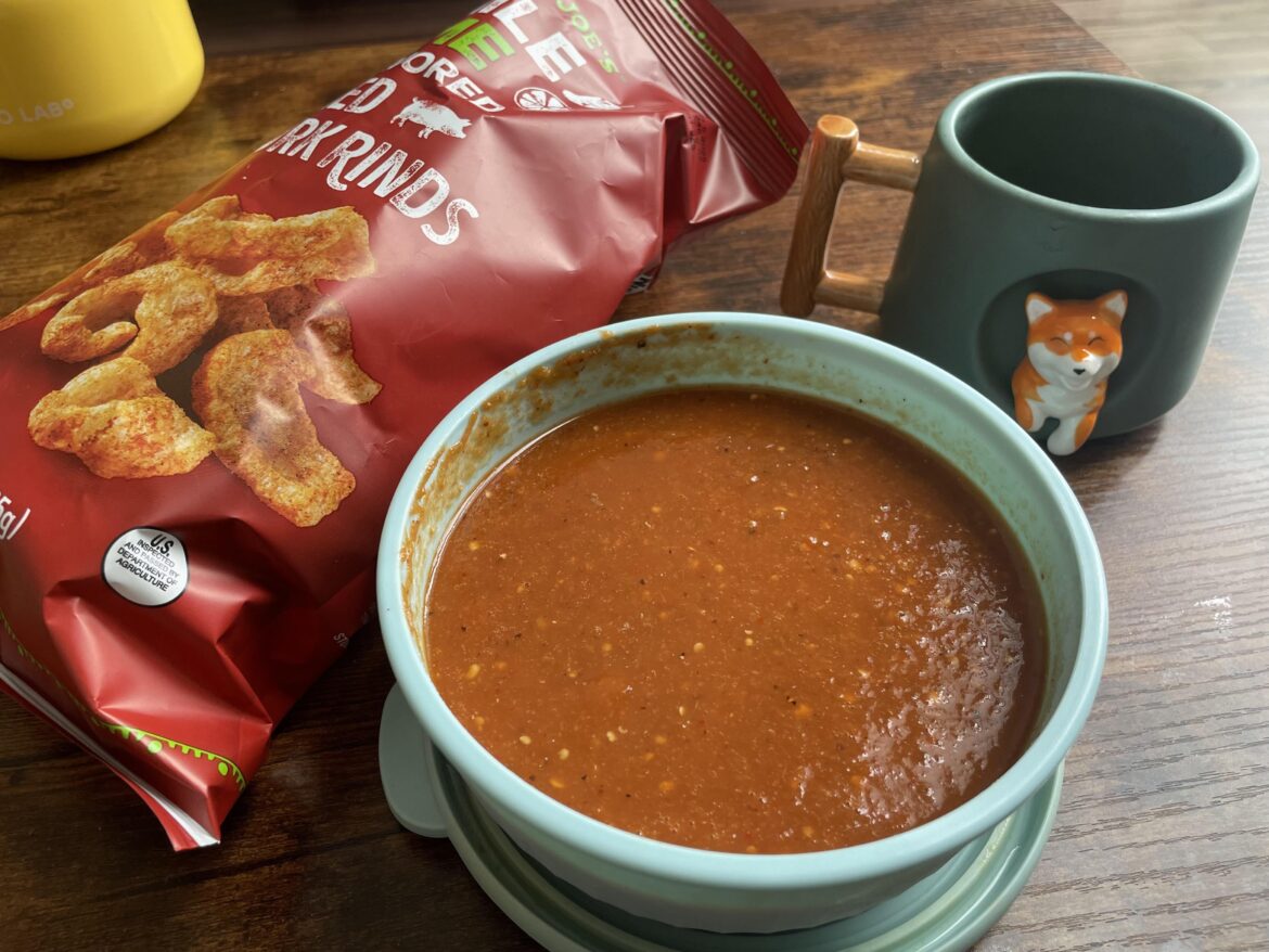 Keto “chips” and Salsa