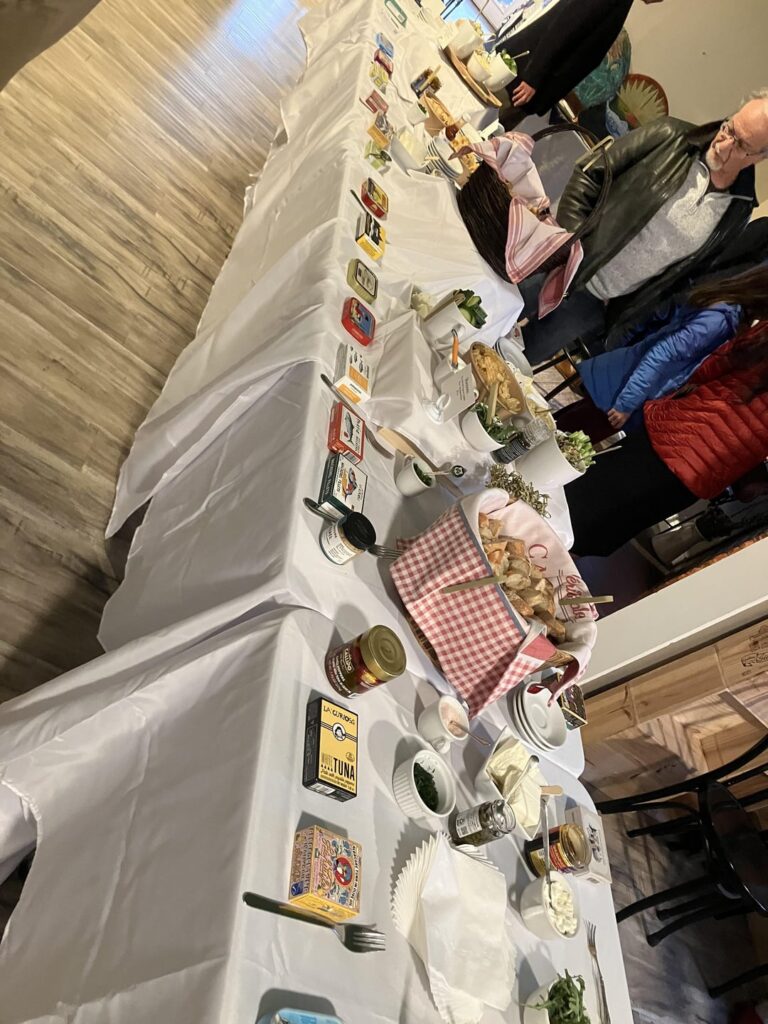 Tinned fish tasting!!