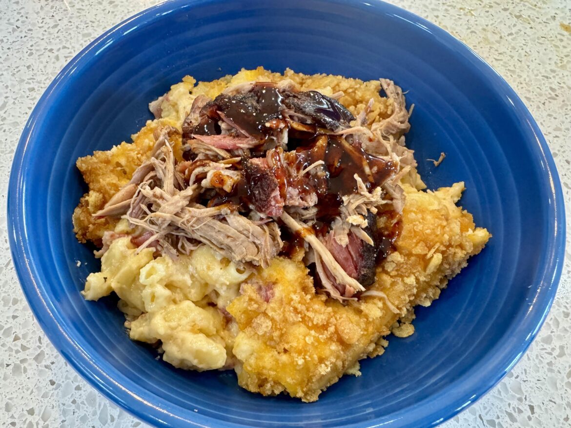 You don’t need buns if you smoke mac and cheese too!