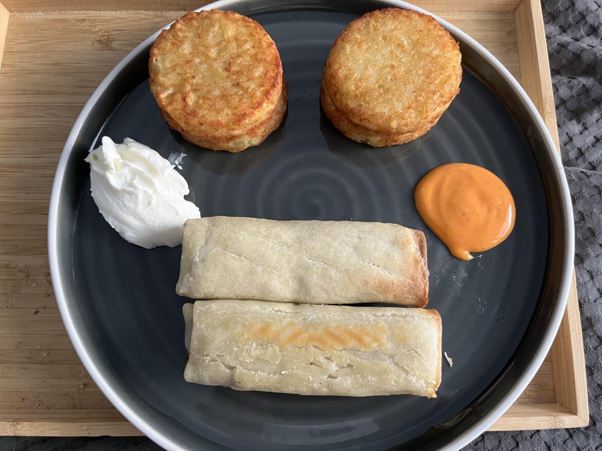 My signature dish, “shit from the freezer.”