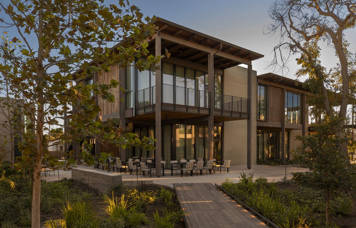 The exterior of Hotel Saint Augustine.