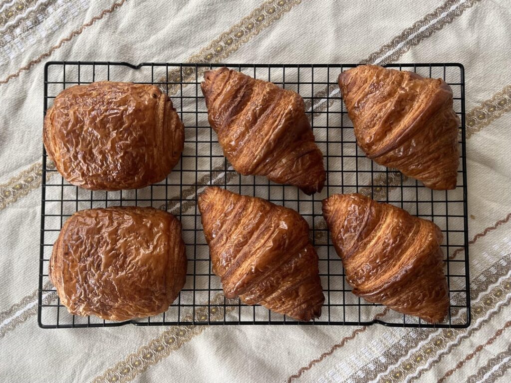 Wholemeal croissants