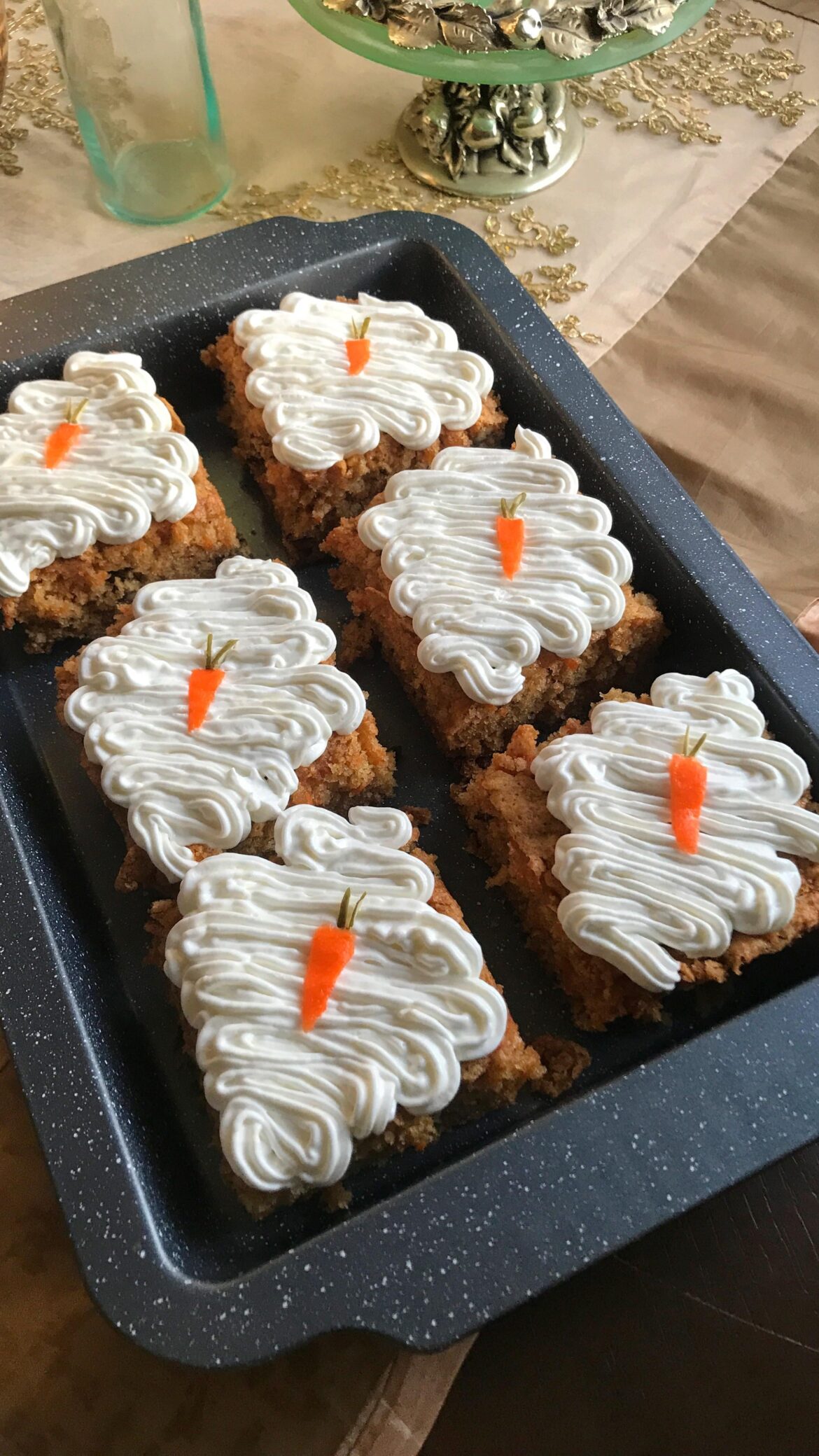 Carrot cake with cream cheese frosting