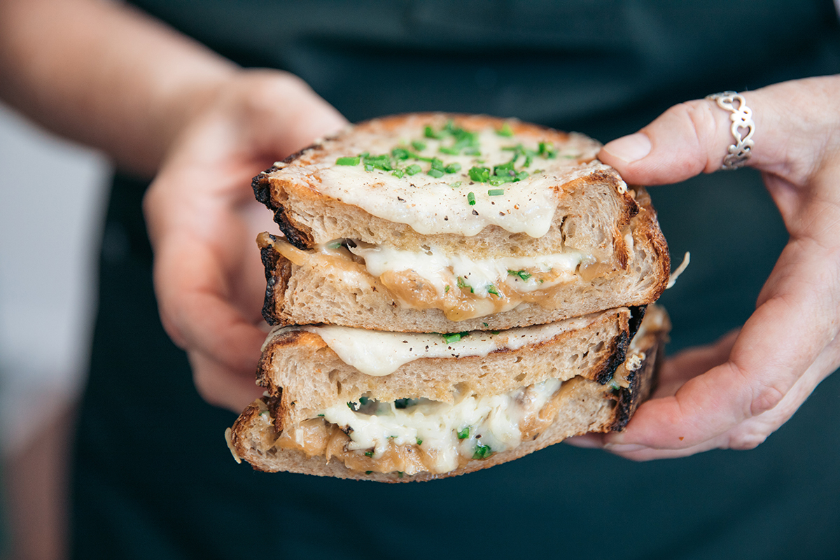 Toasted sandwich at Franquette, Mt Tamborine (image by Two Birds Social)