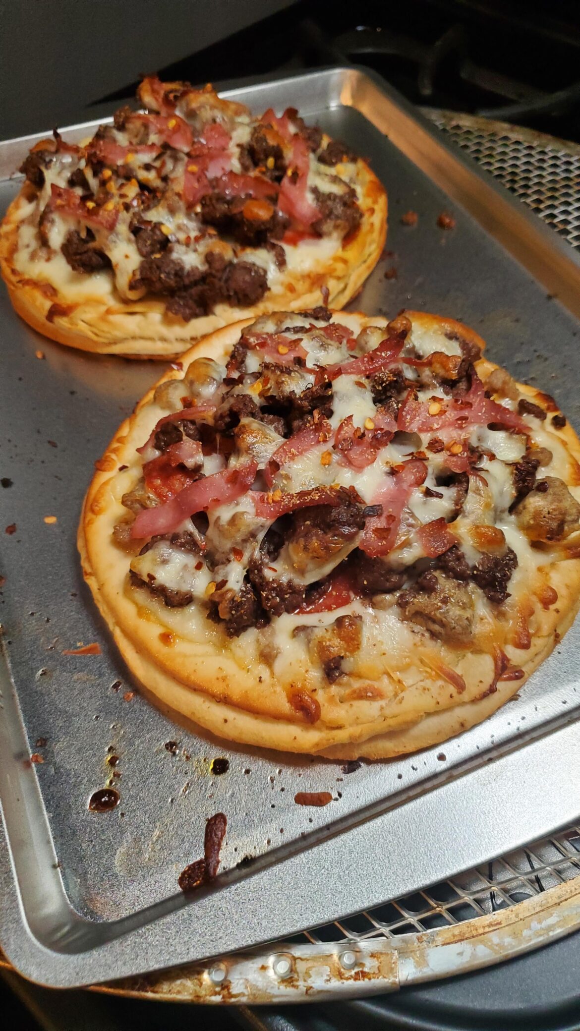 Personal Pizzas with Croissant Crusts 🍕 🥐