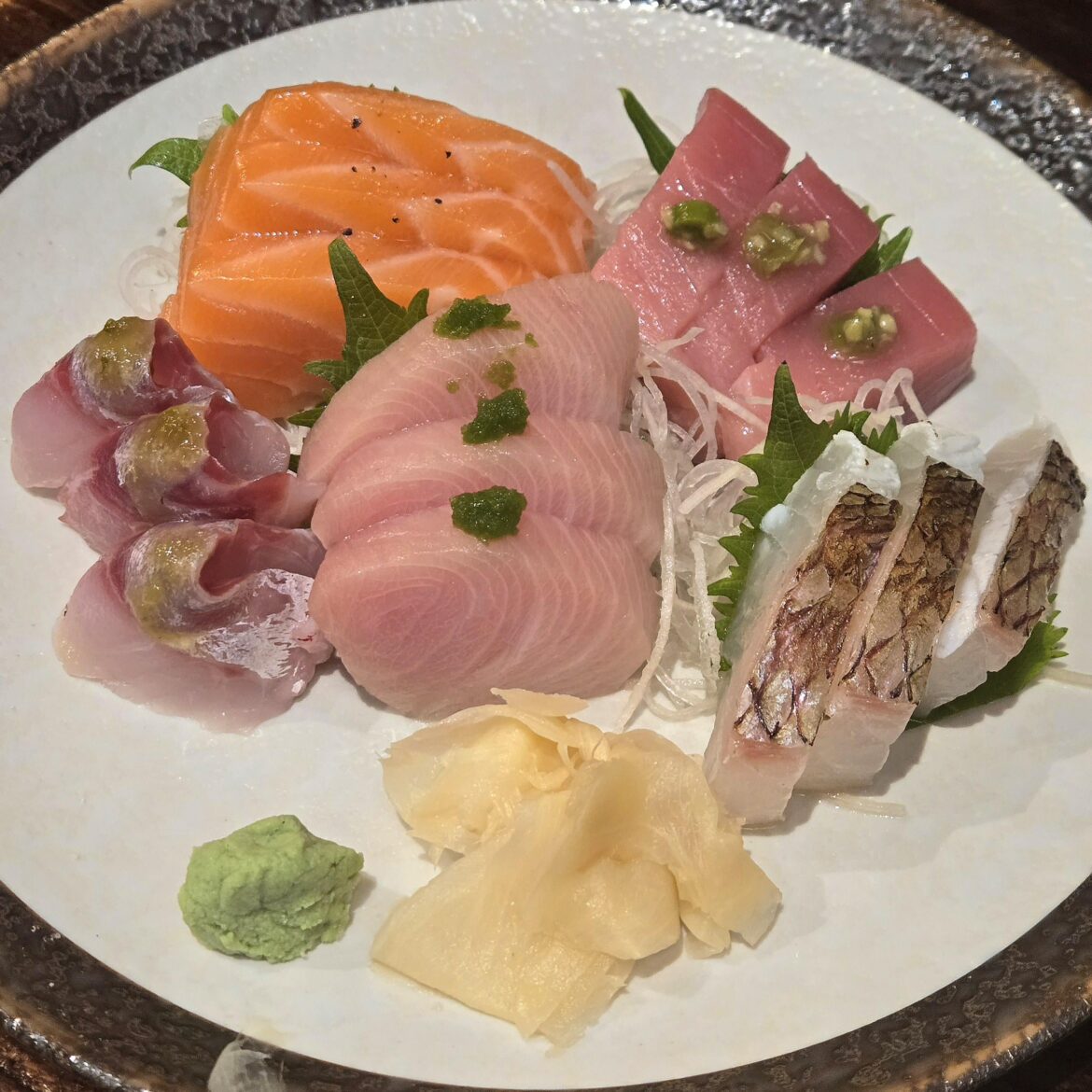 First sashimi only plate I've ever ordered! The cuts were so thick and fresh.