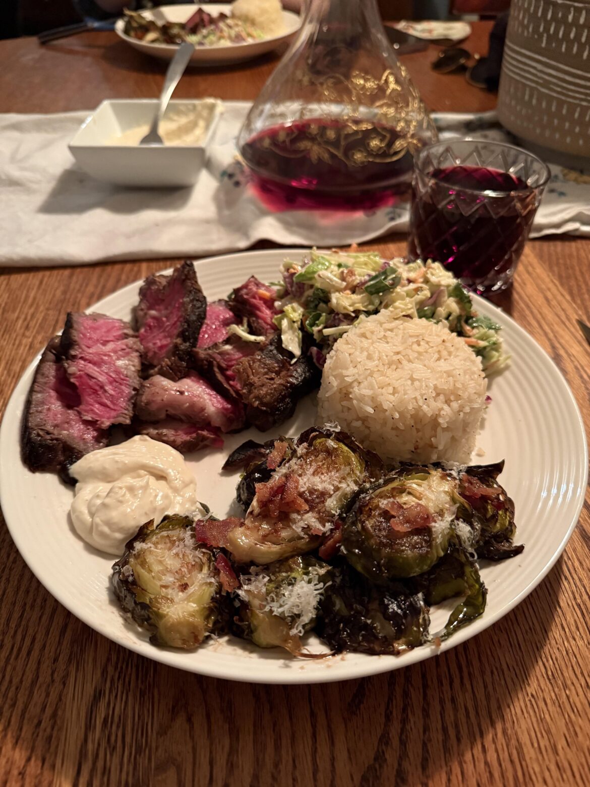 Presentation sucks, but easily the best dinner I’ve made