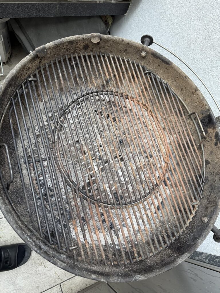 How do you clean your grills?