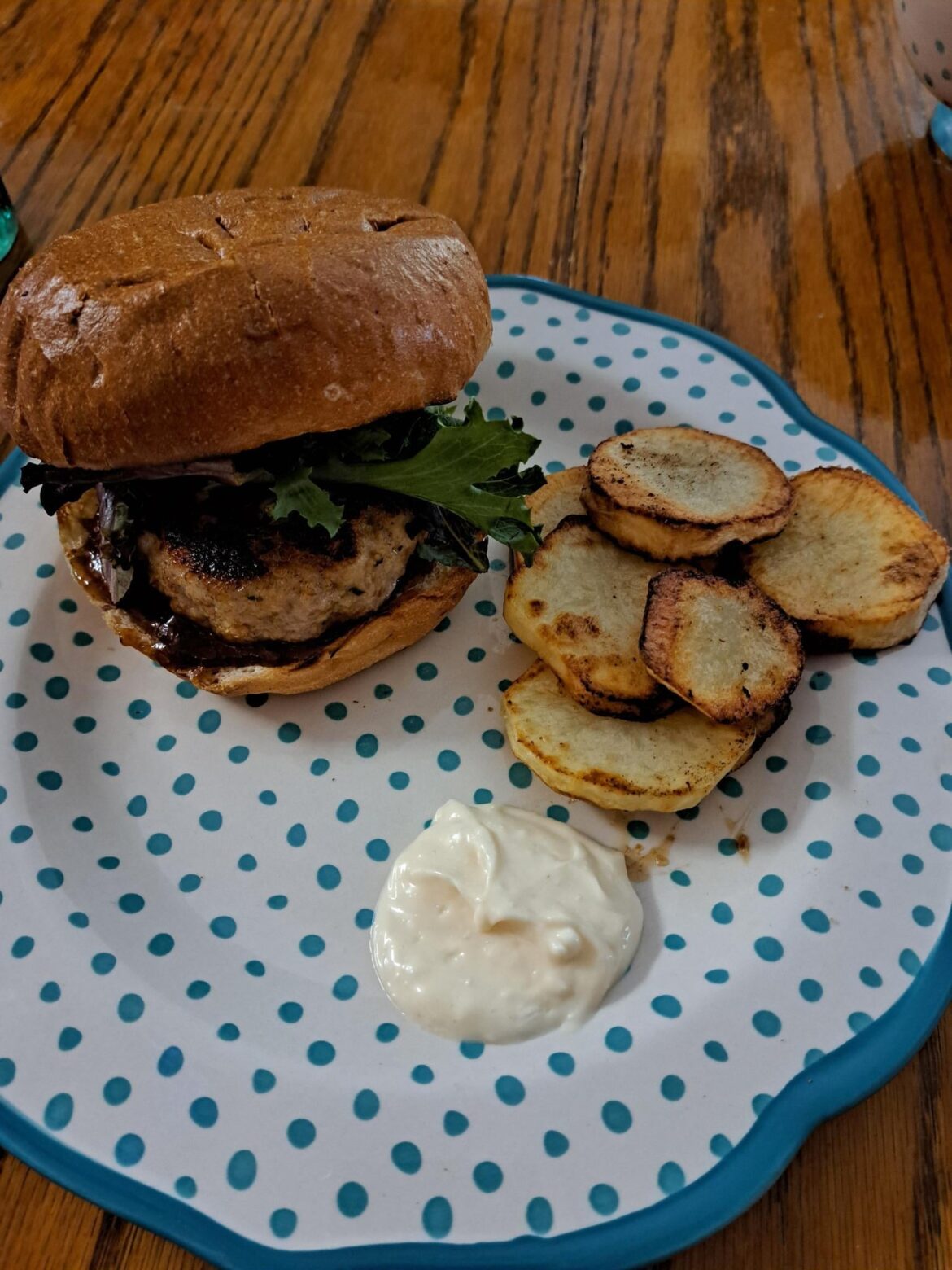 Turkey Burgers with Fig Jam