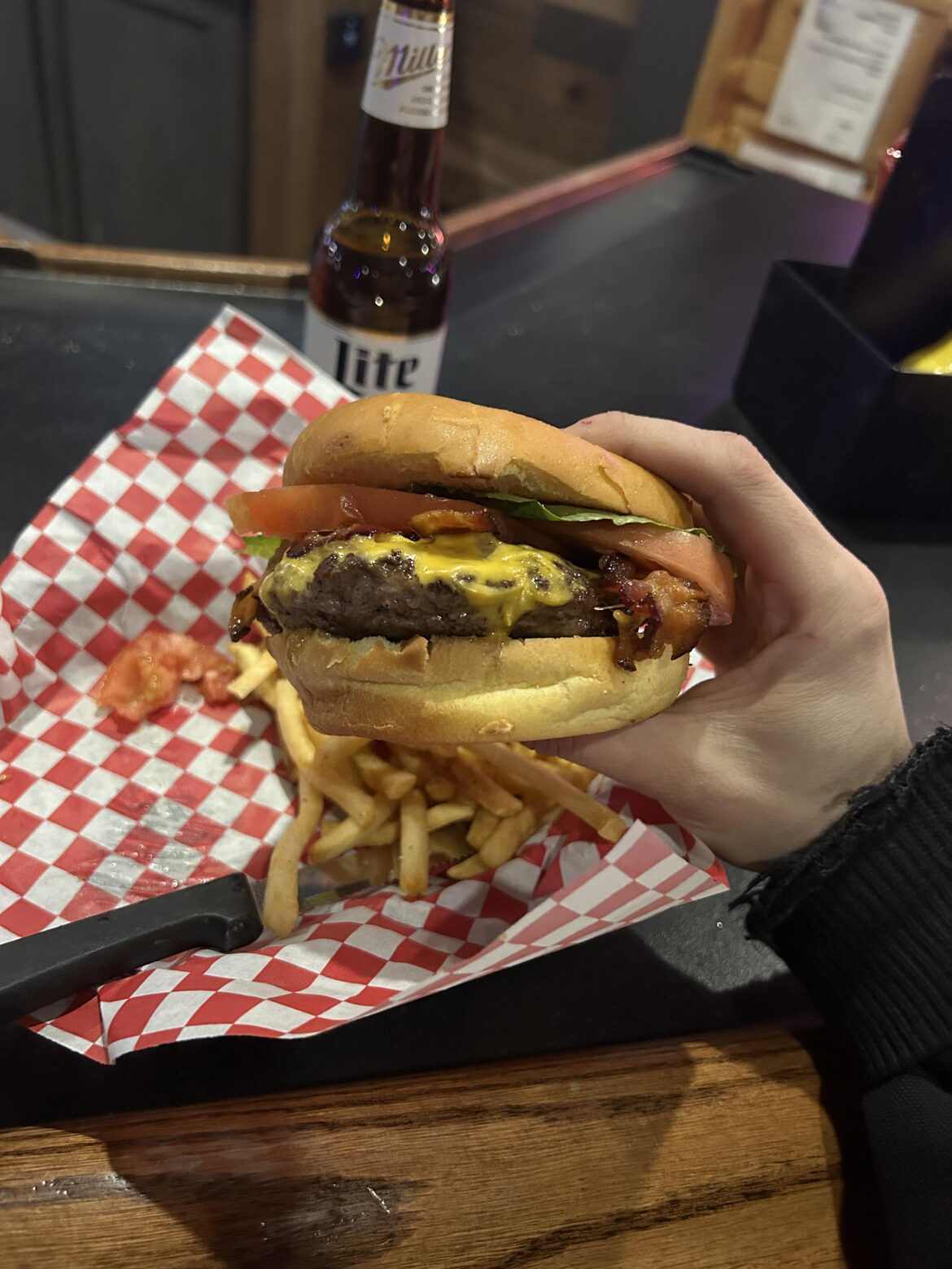 Cheeseburger from the local dive