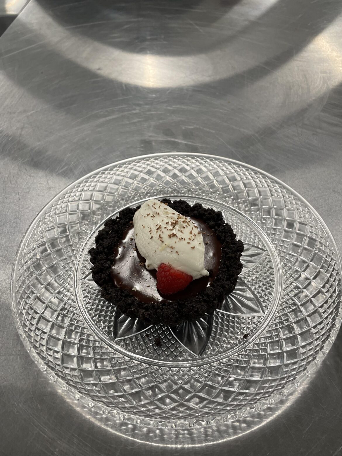 Oreo-Crusted Chocolate Ganache Tart