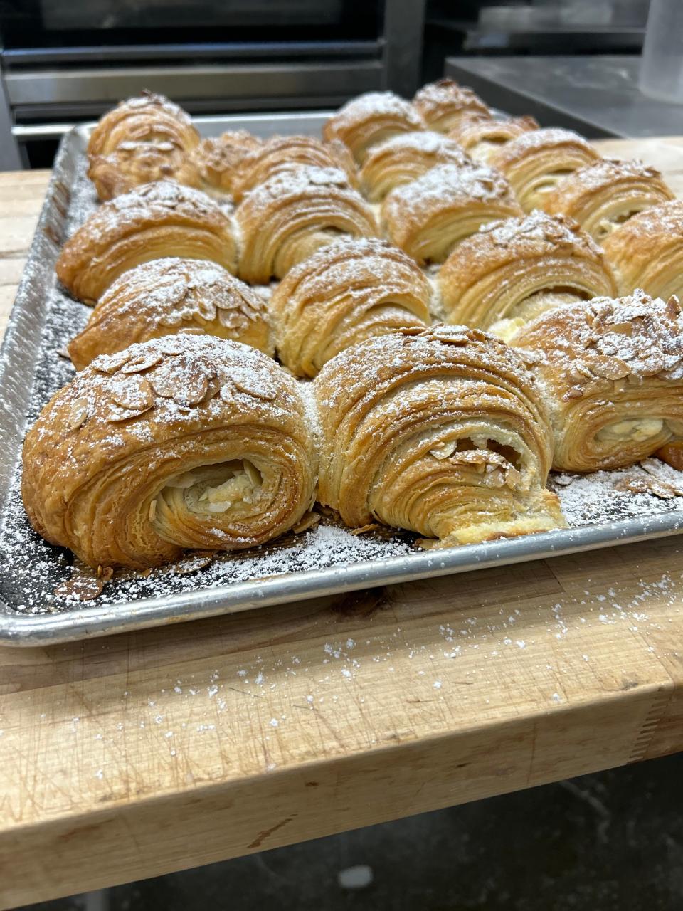 Almond croissants at La Pâtisserie Française on Bardstown Road in the Highlands neighborhood of Louisville.