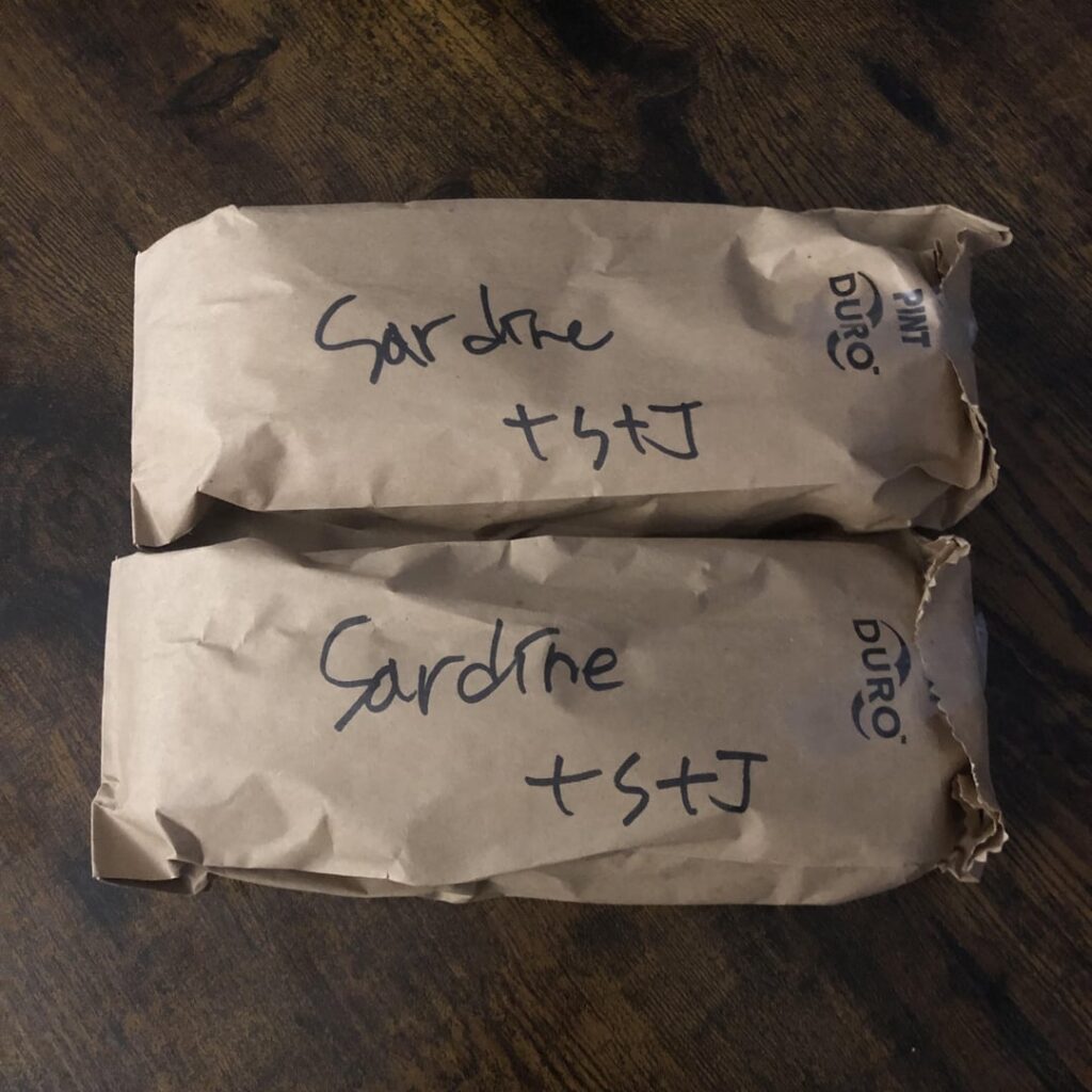 Sardine Banh Mi (Extra Spicy Extra Jalapeños)