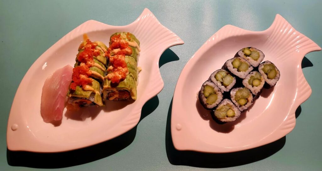 Homemade Mahi Mahi sushi!