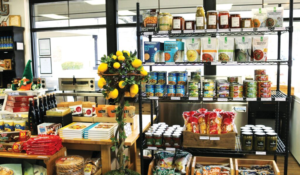 A view of just some of the Lebanese, Turkish, Greek and Moroccan goods at the Mediterranean sandwich and specialty market. Photo By Douglas D. Melegari