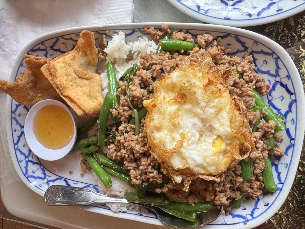 Pad Kra Pao from President Thai is sooo good!!