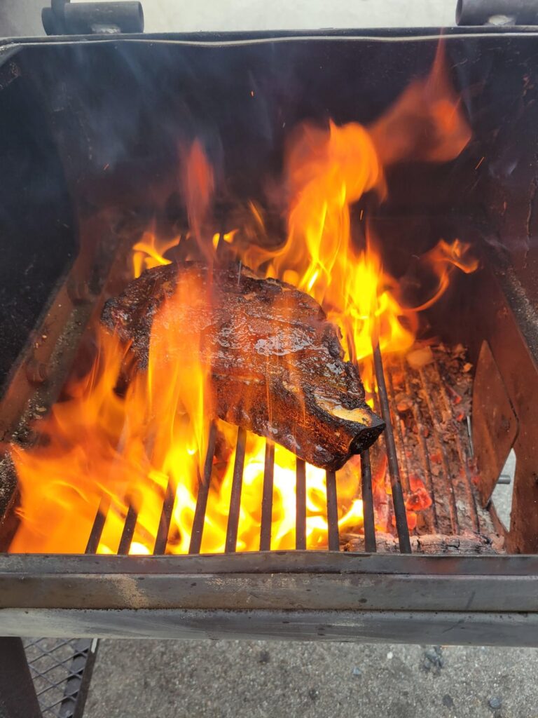 My best open flame sear so far.