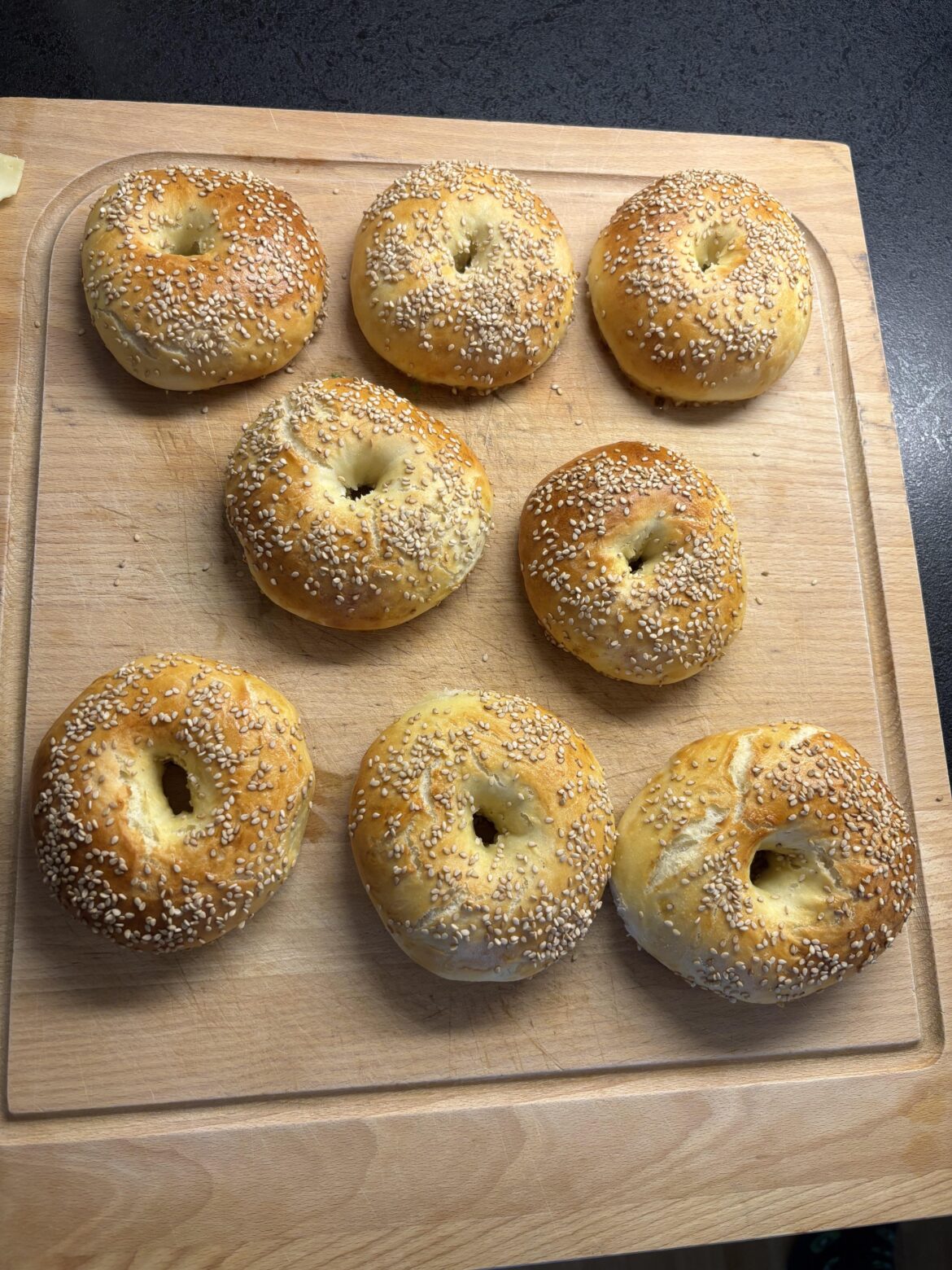 First time making Bagels - success!