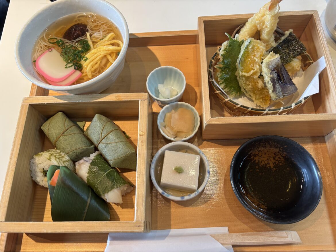 Great lunch set from Nara today for around 1800 ¥