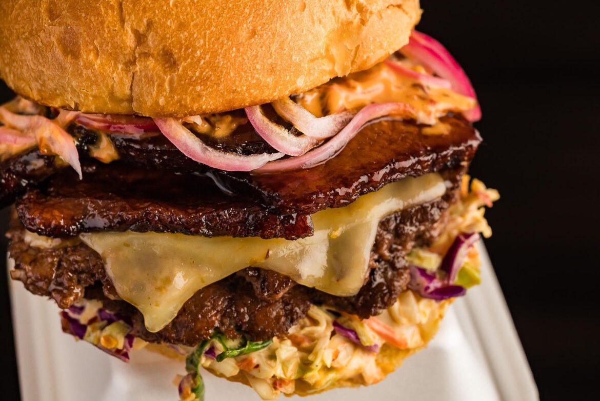 Asian Pork Belly Burger