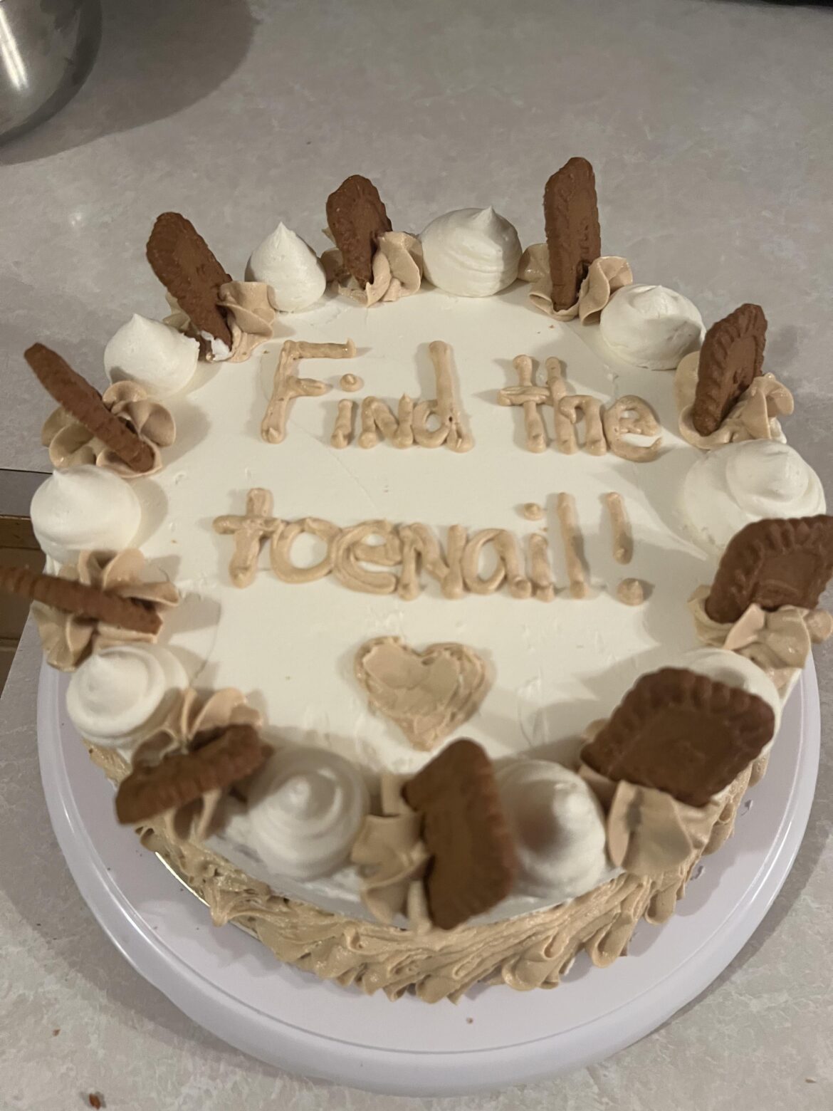 I baked my husband a cake!