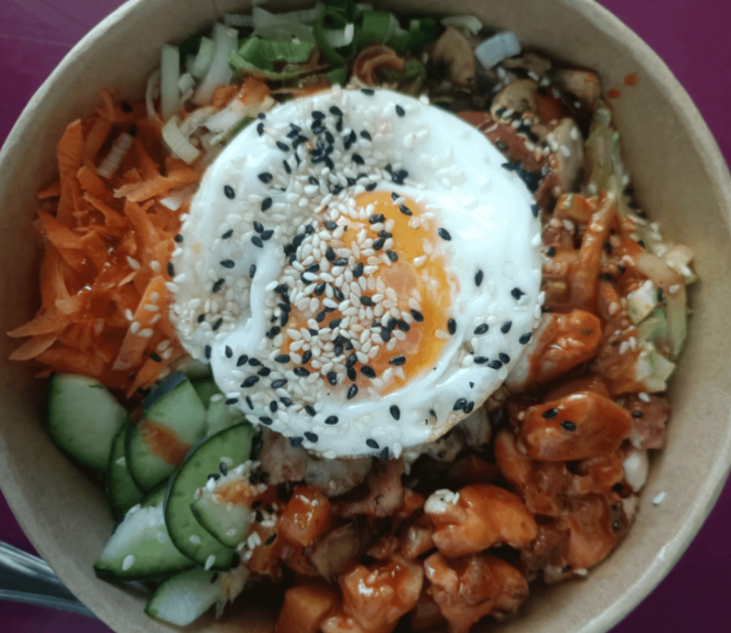 Korean Bibimbap in Belgrade, Serbia