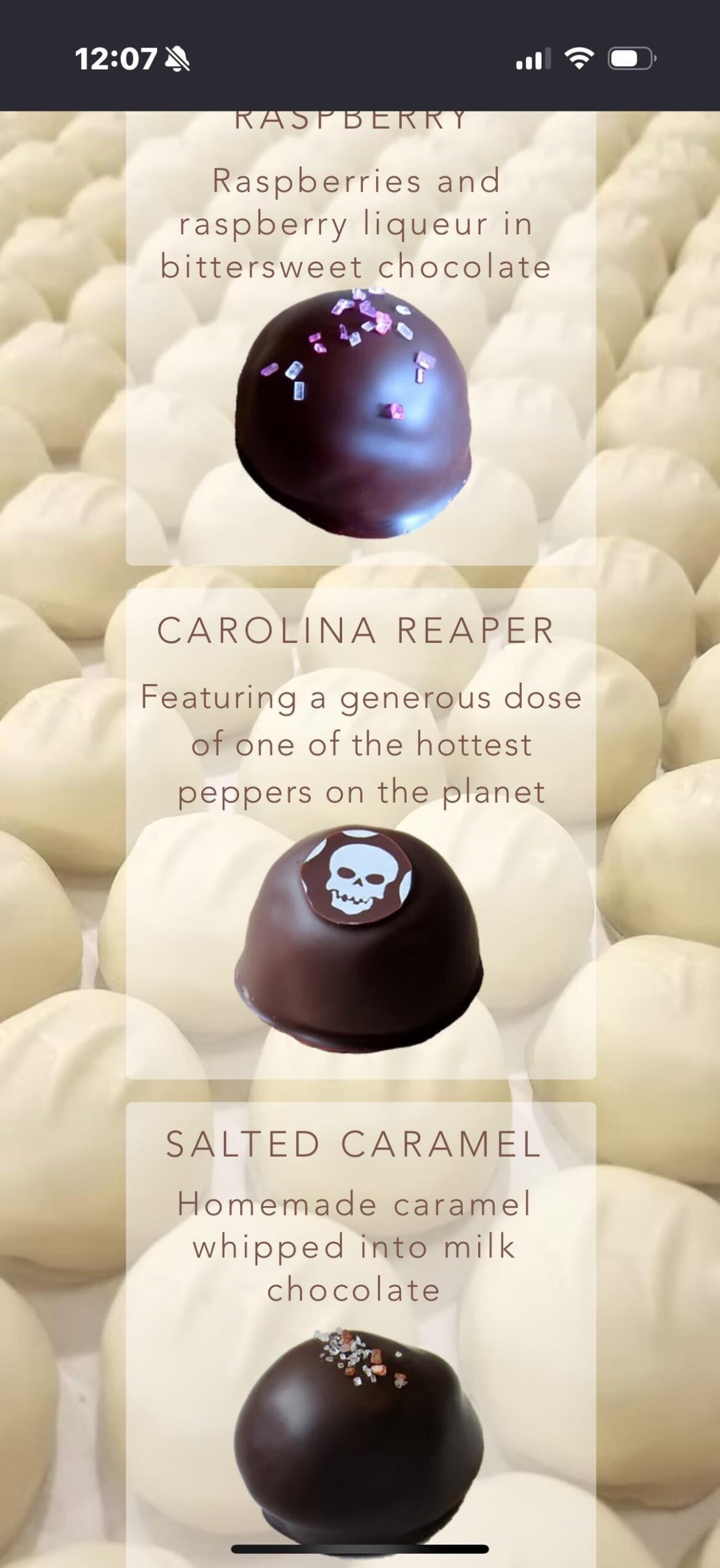 Asheville Chocolate - Carolina Reaper Truffle