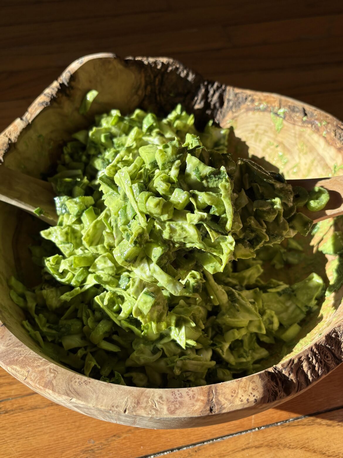 Chopped green goddess salad!!