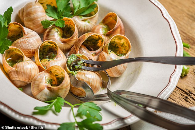 Although snails are 'considered more of a novelty' in France, Didier says they should be 'cooked in garlic butter, parsley or thyme' if tourists do want to try them