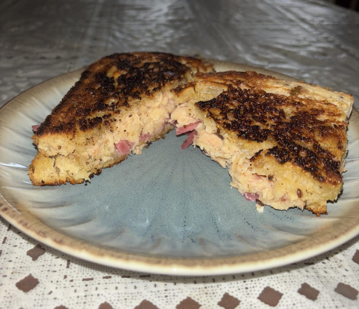 Smoked trout melt: life-changing