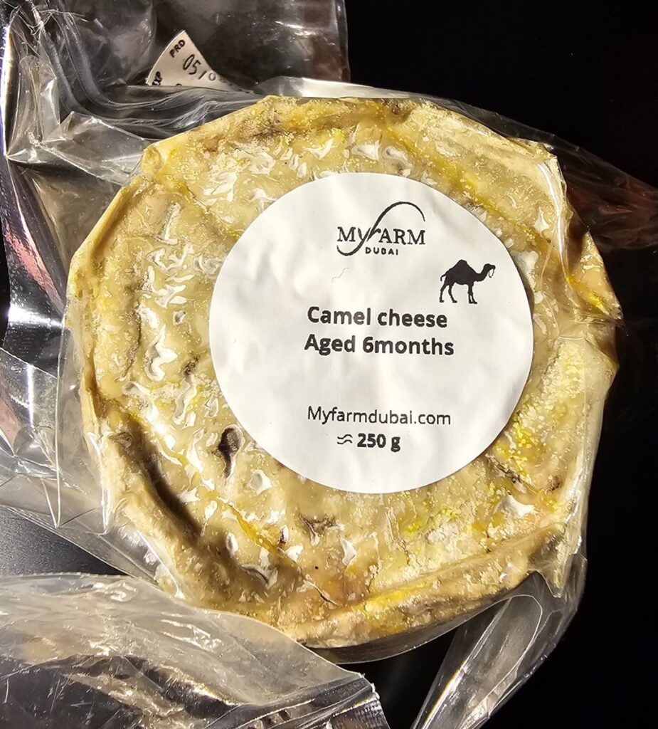 Once travelled to Serbia to try "the most expensive" Pule (donkey milk) cheese, genuinely enjoy Picos de Valdeón, find less fat 12+++ months aged gouda the cheese king (yep, not full fat). Today managed to find aged and smoked camel cheese. They claim it is 100% camel milk cheese.
