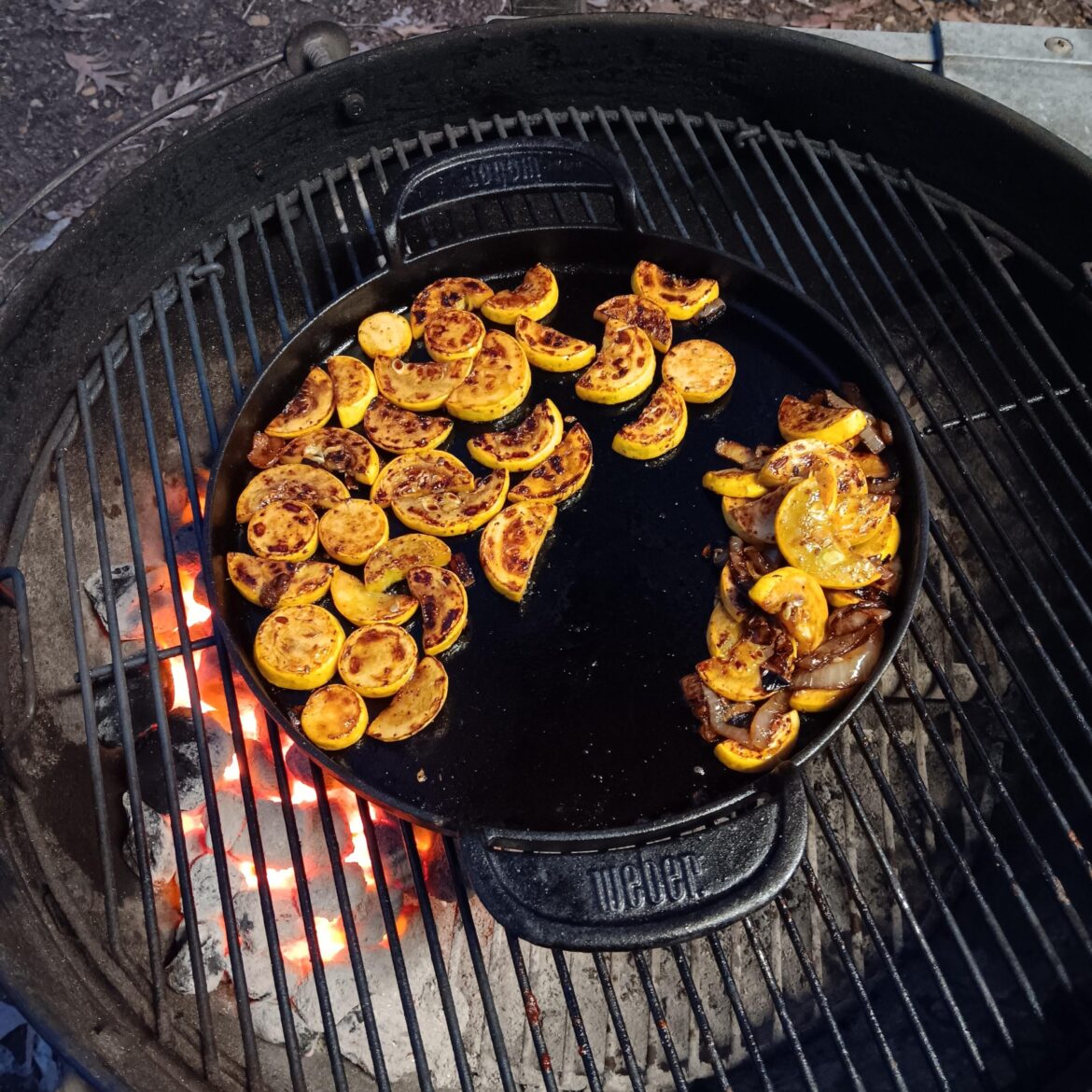 Griddle enameled cast iron first use