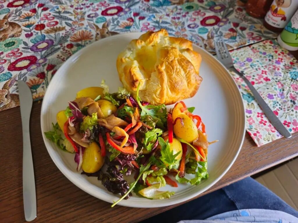 A tried and tested favourite - camembert parcels with Dijon, caramelized apple and onion