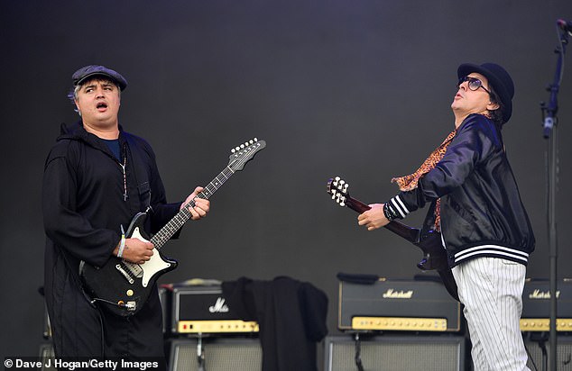 The indie group has reunited and been touring in recent years - including this performance on the Other stage at the Glastonbury Festival in June 2022