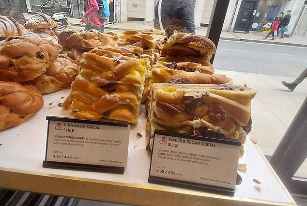 Danish all-day bakery Ole & Steen has proved a hit in Oxford and London...and a slice of their signature cinnamon roll will set you back £4.95