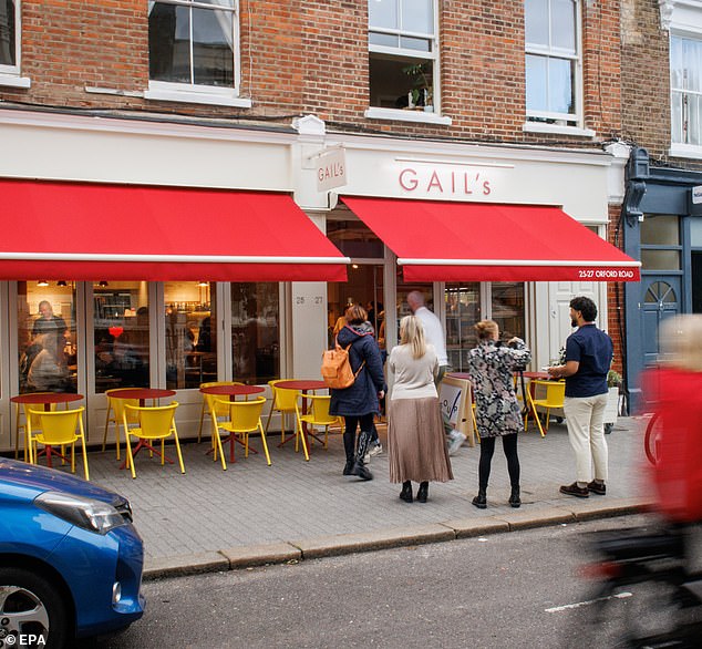 Cheap breakfast? Not quite...the price of coffee and pastries has soared in recent years (Pictured: Gails in Walthamstow, north-east London)