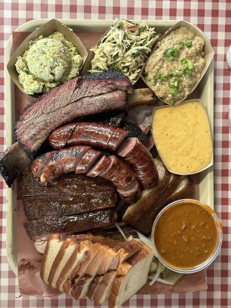 I went on a Texas BBQ crawl with a couple of friends. 14 different joints in 10 days.