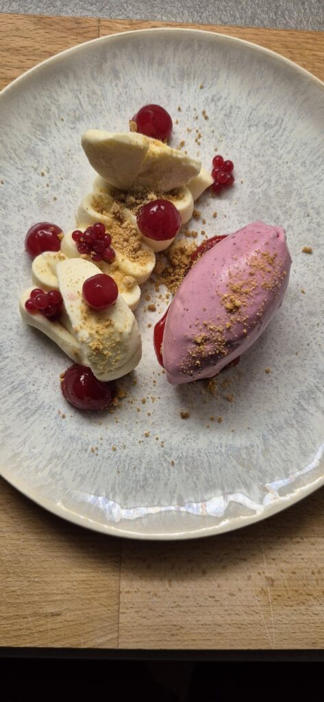 White Chocolate and Lingonberry