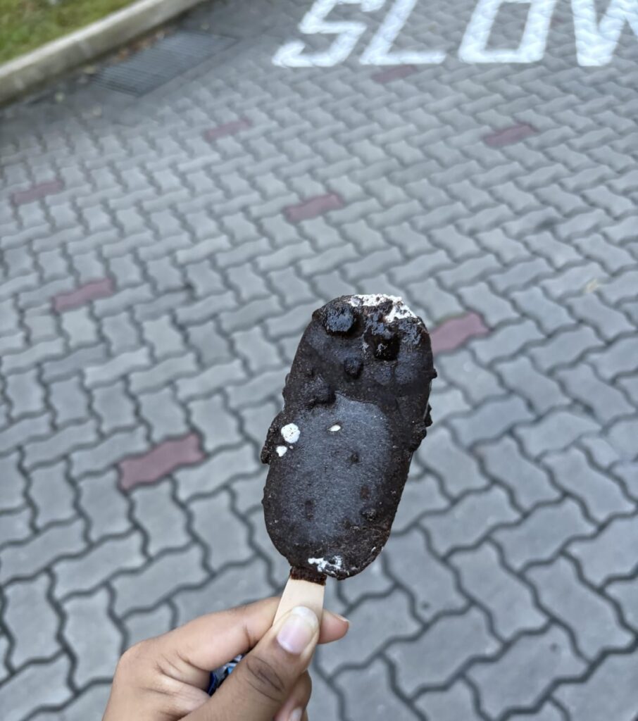Found 206 calorie Oreo ice cream