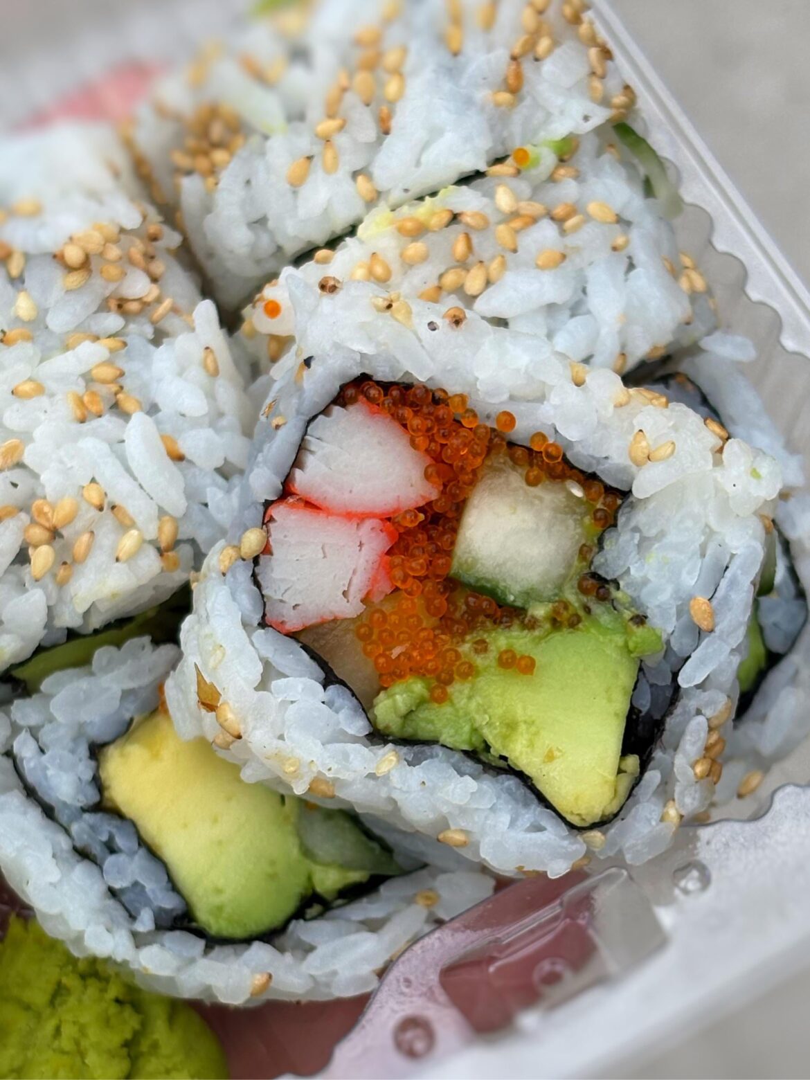 Challenging myself to eat Canadian foods for 20 days straight. Day 14 is the California Roll from Sushi on Bloor.